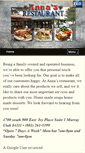 Mobile Screenshot of annasrestaurantinmurray.com